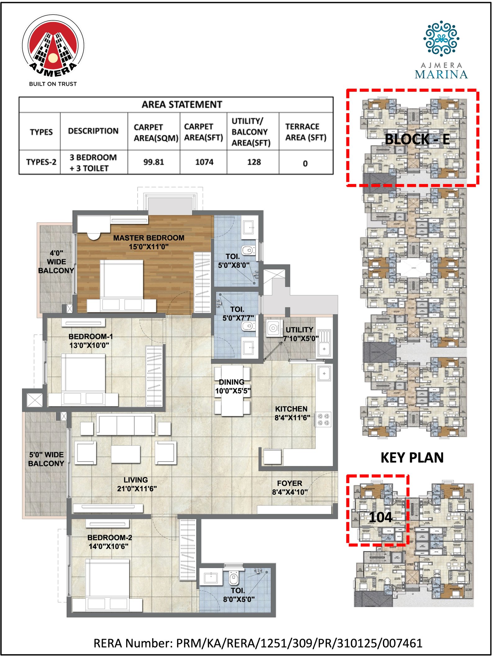 5 Bed - 2771 Sq. Ft. Floor Plan
